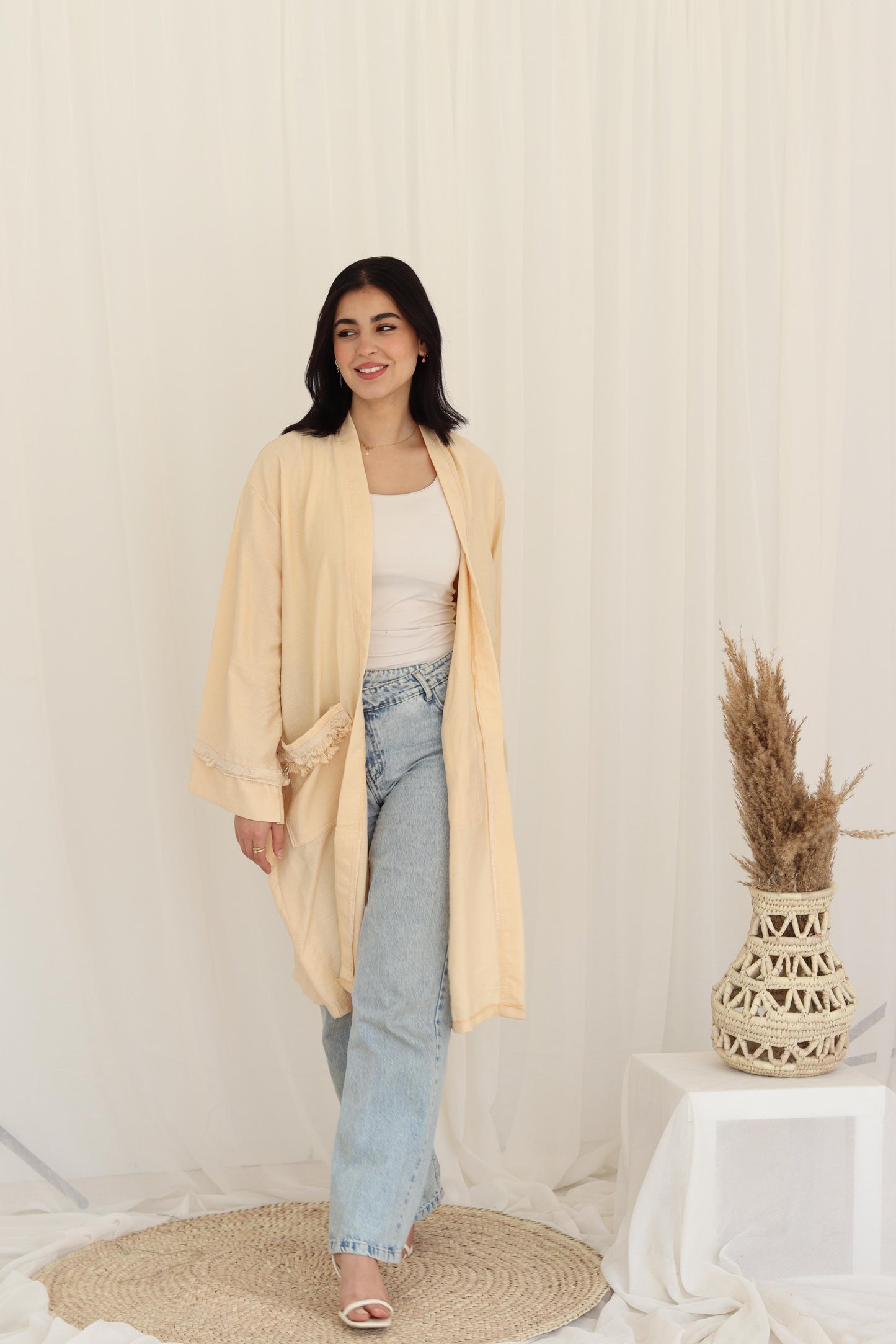 Biege kimono free size