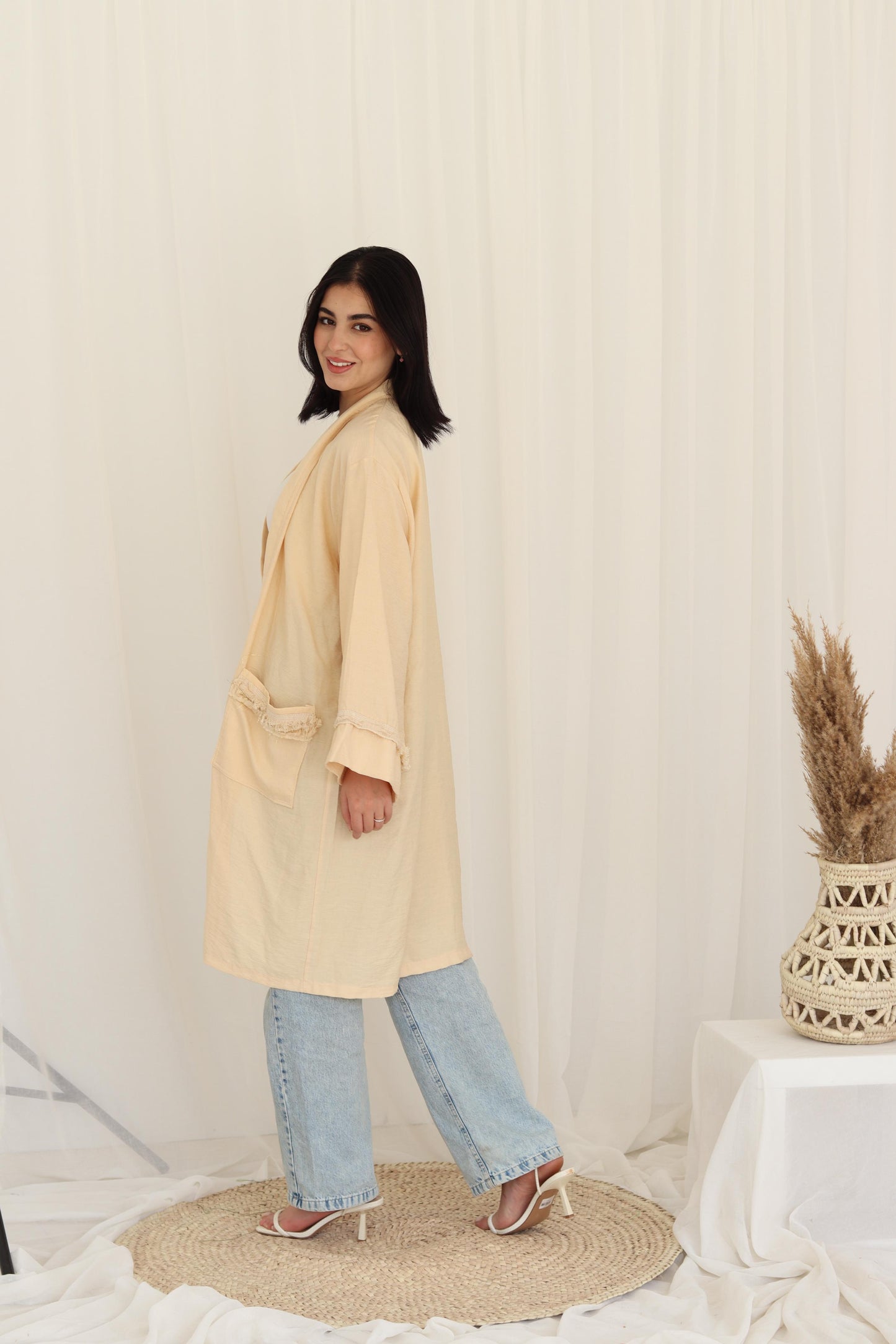 Biege kimono free size