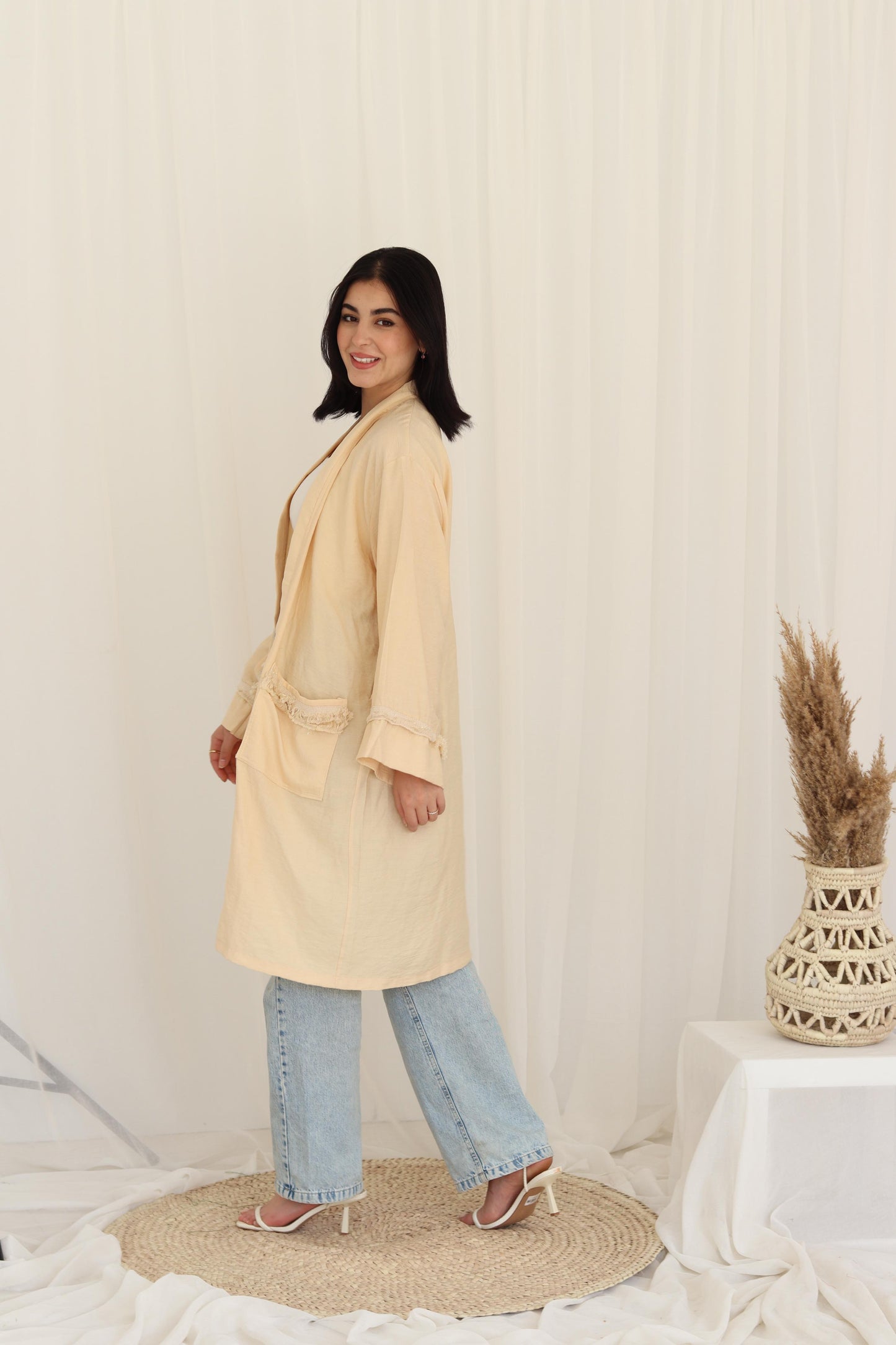 Biege kimono free size