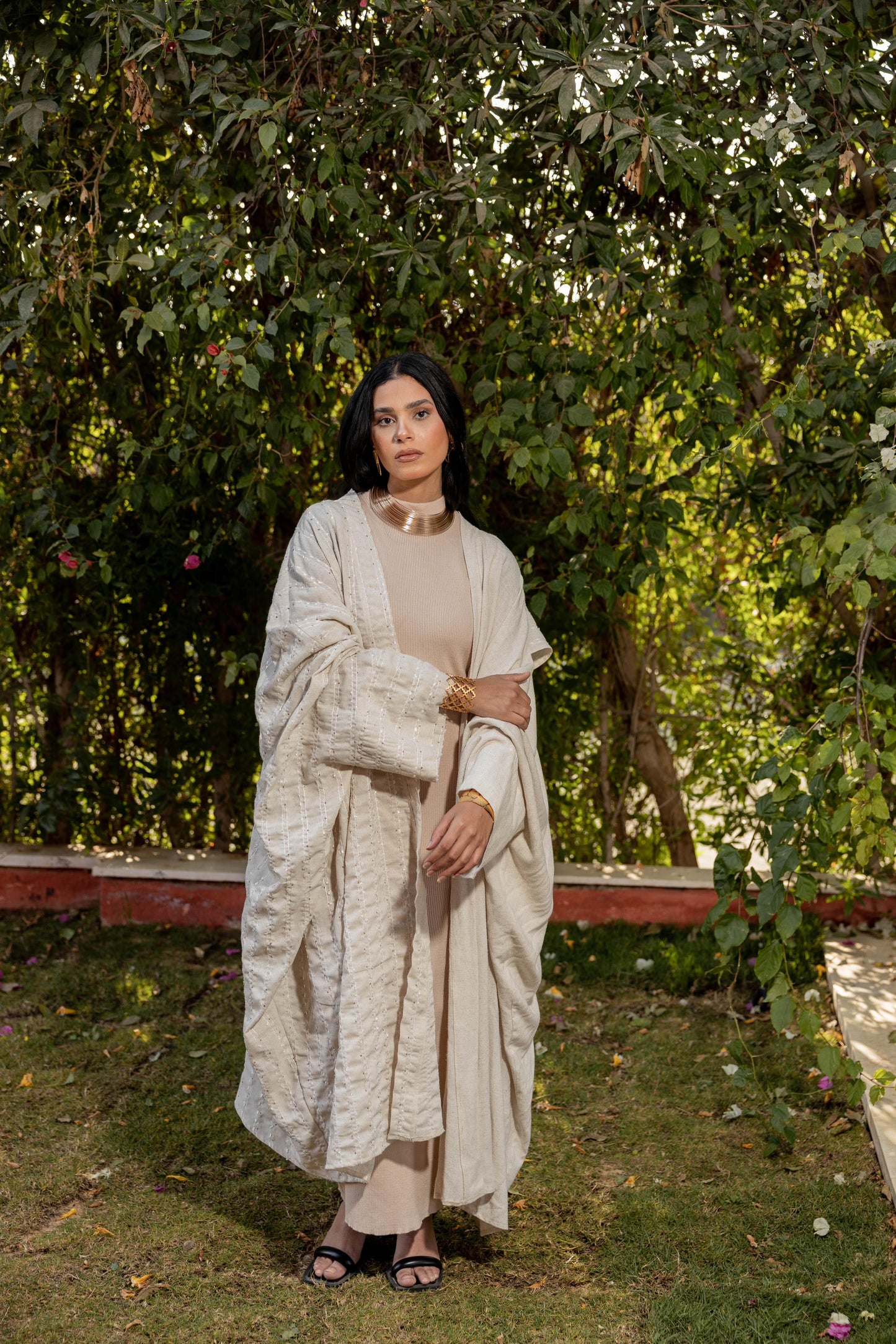 Romany Kaftan- embroidered -2 Gold