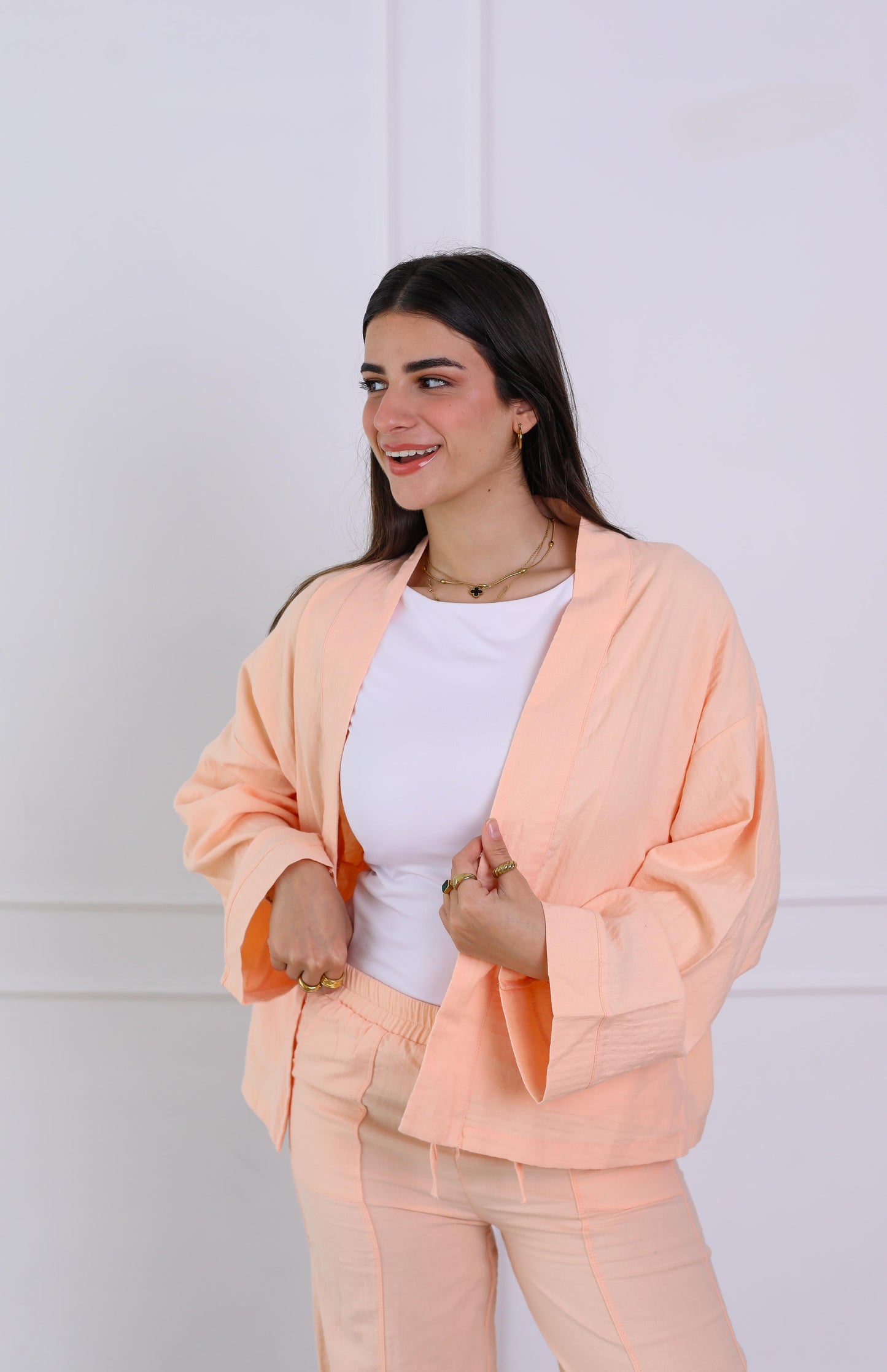 Blush Linen Luxe Set- beach