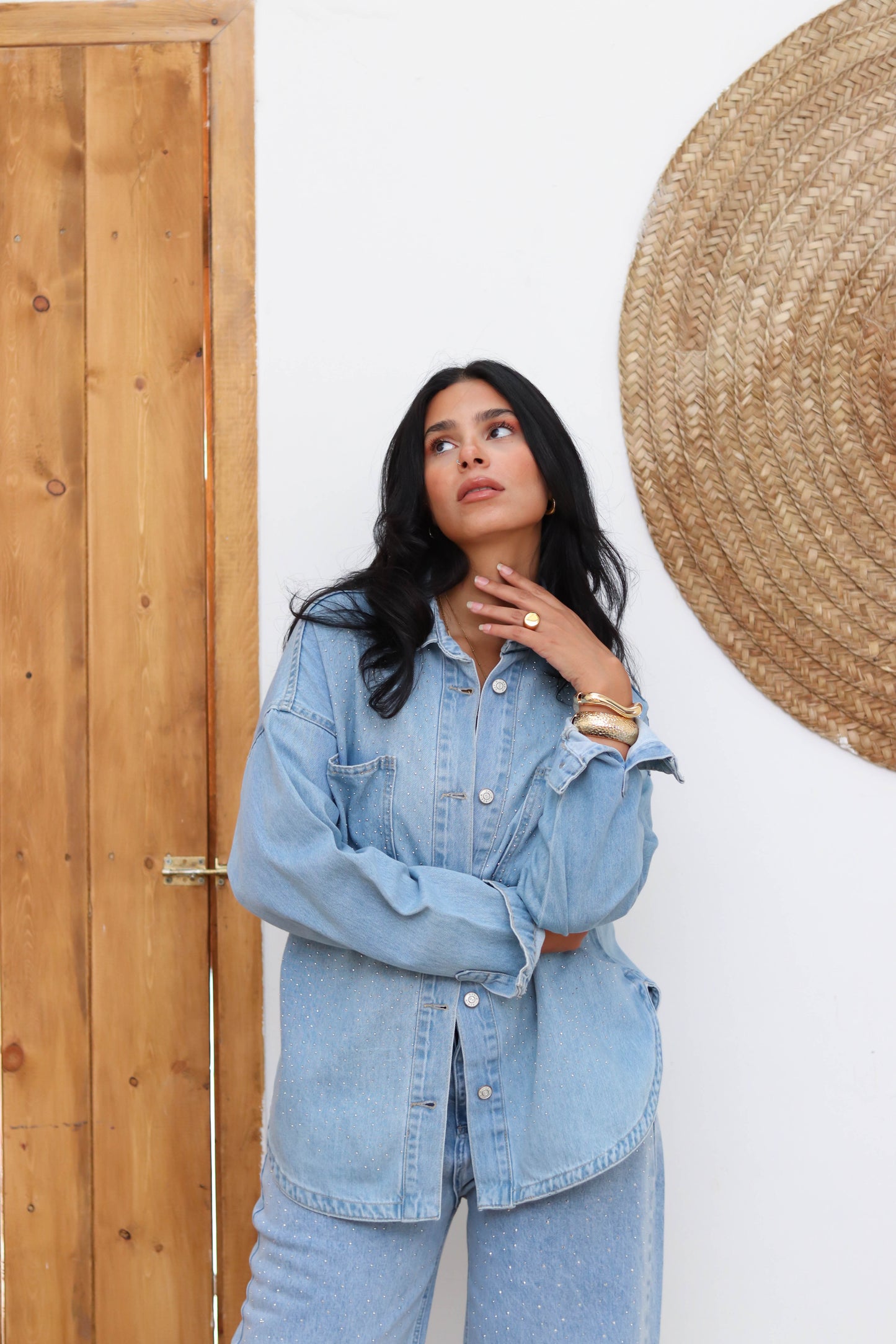 Sparkle Denim jacket