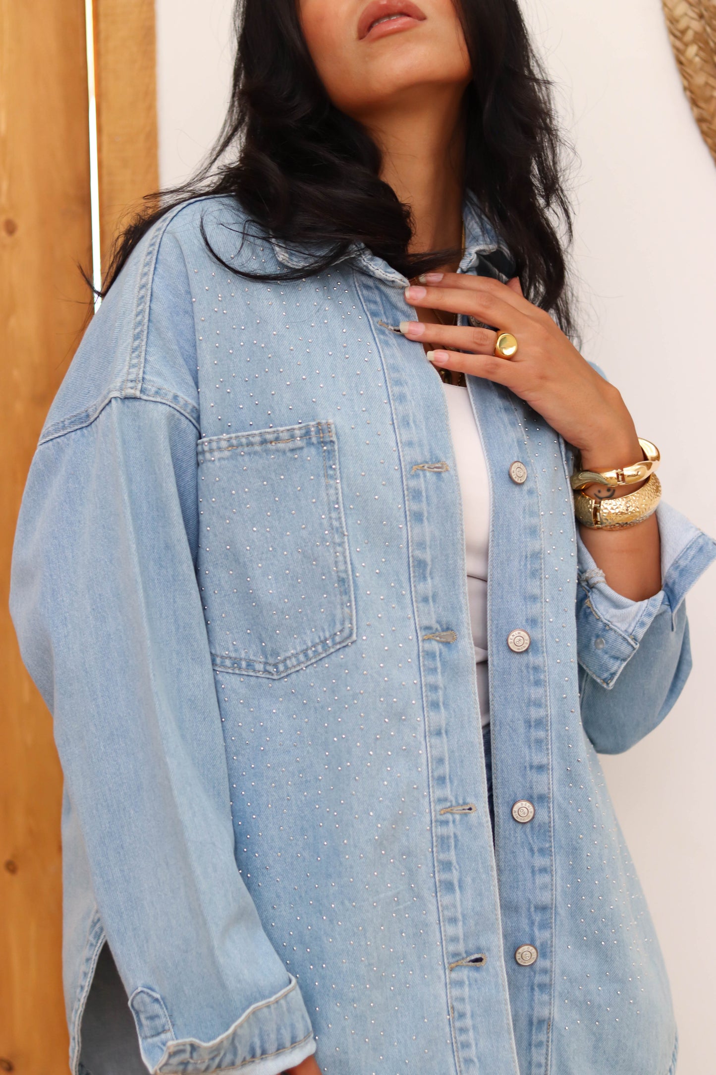 Sparkle Denim jacket