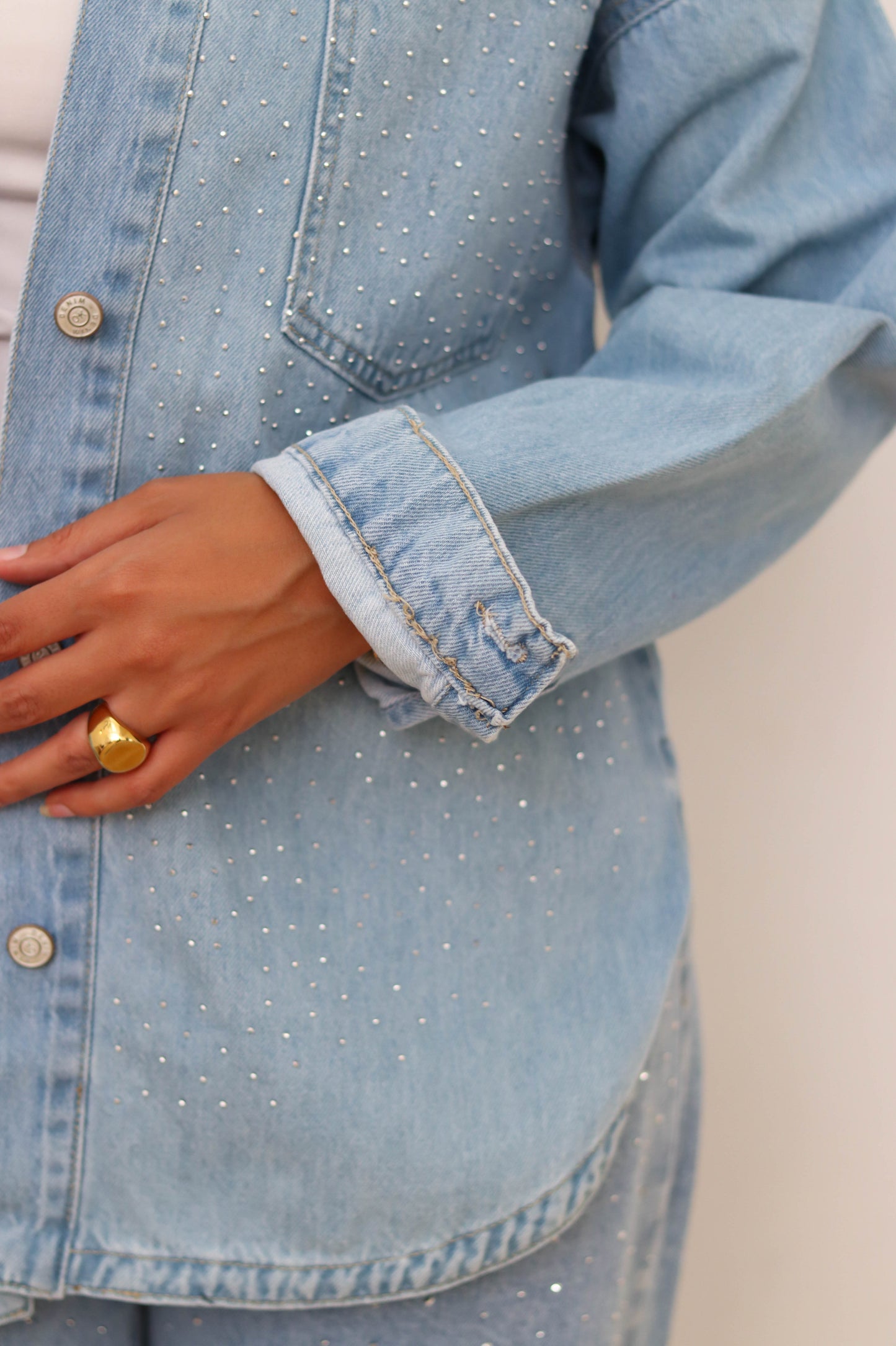 Sparkle Denim jacket