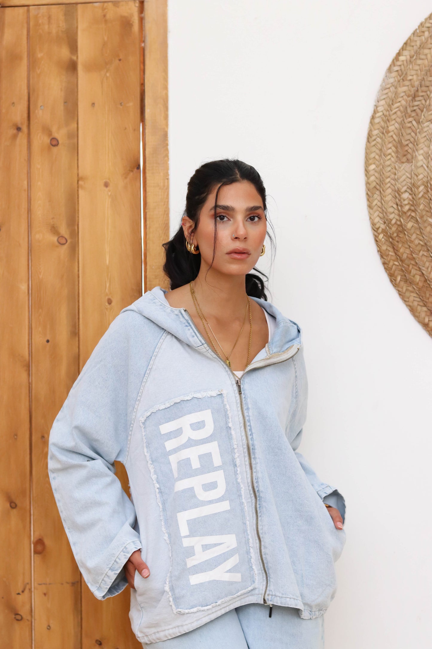 Replay oversize Denim jacket