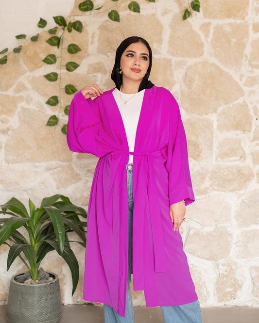 Hot pink kimono free size