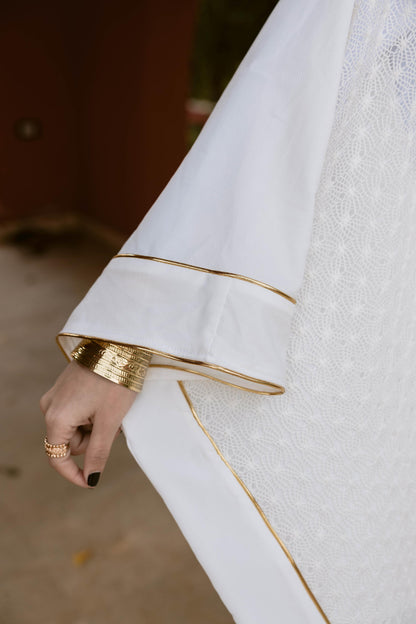 Arabian White Kaftan free size