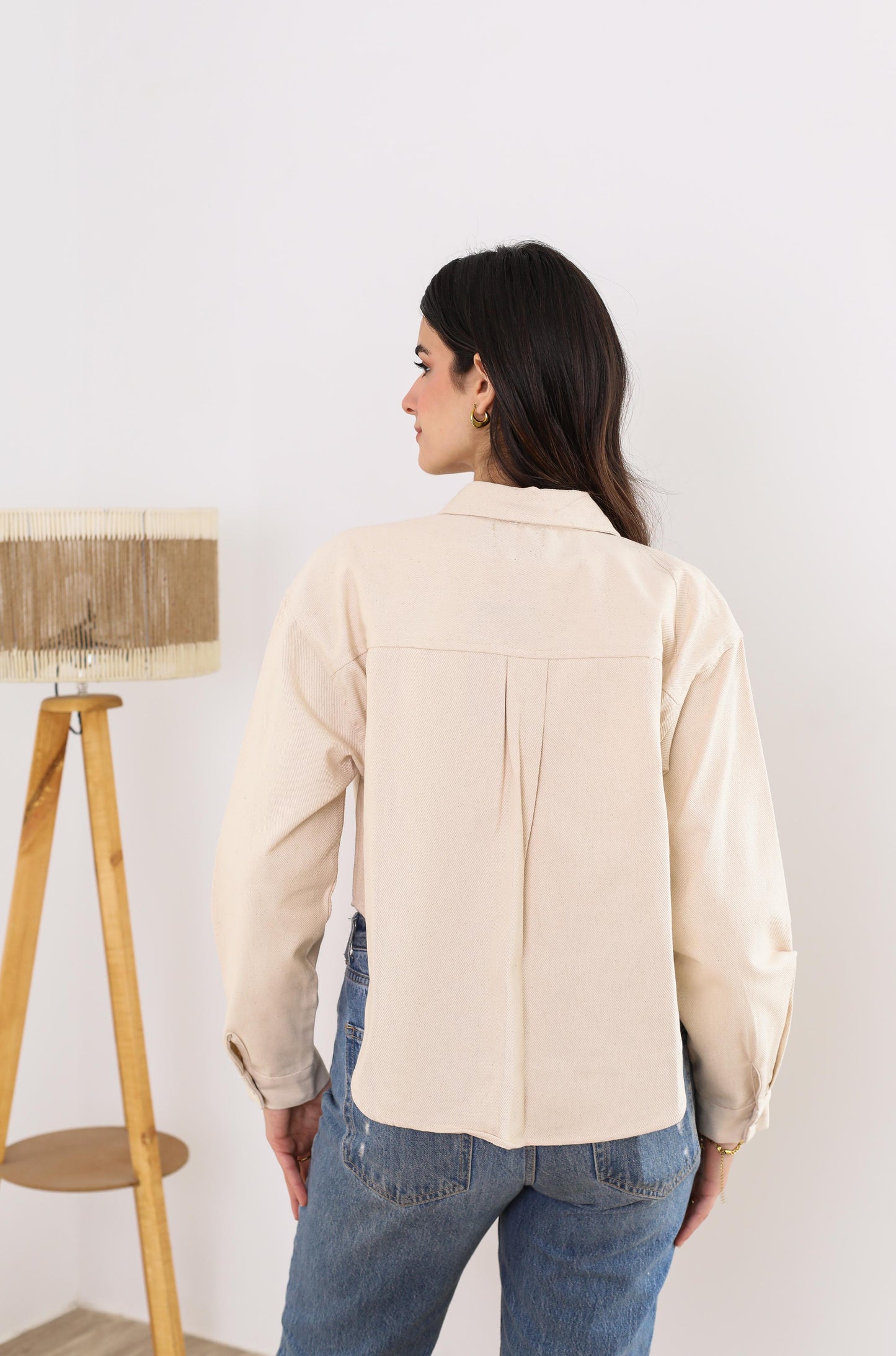 Heart denim jacket- Handmade