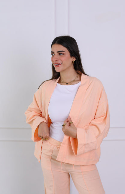 Blush Linen Luxe Set- beach