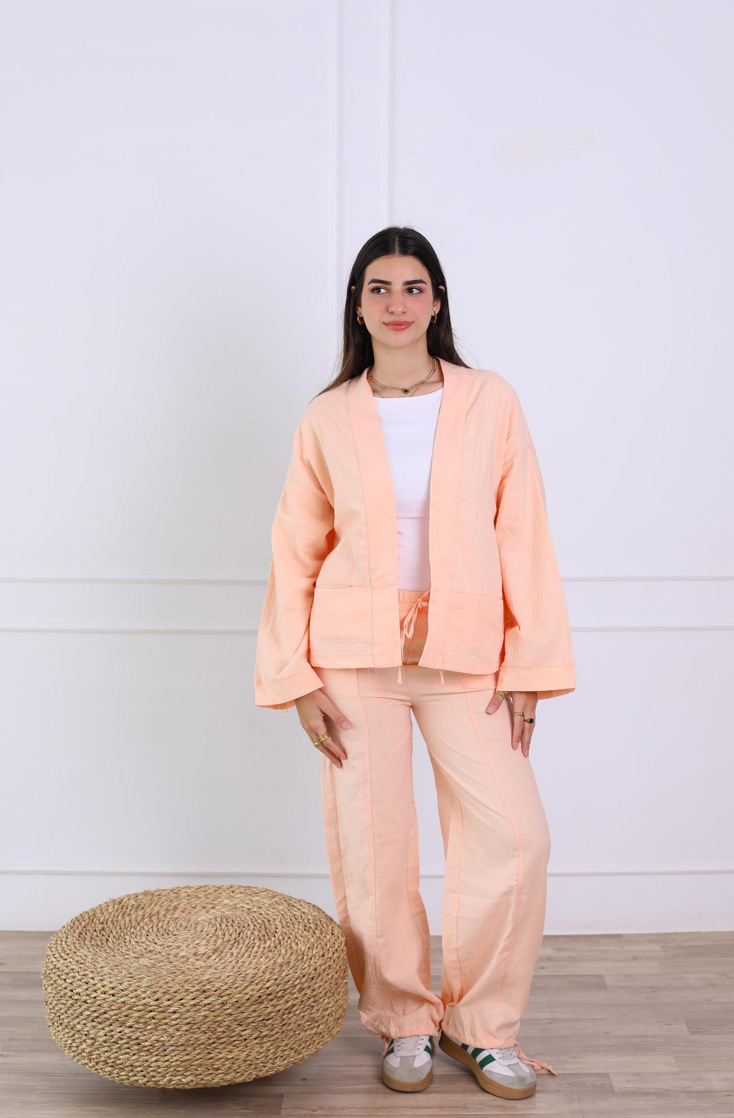 Blush Linen Luxe Set- beach
